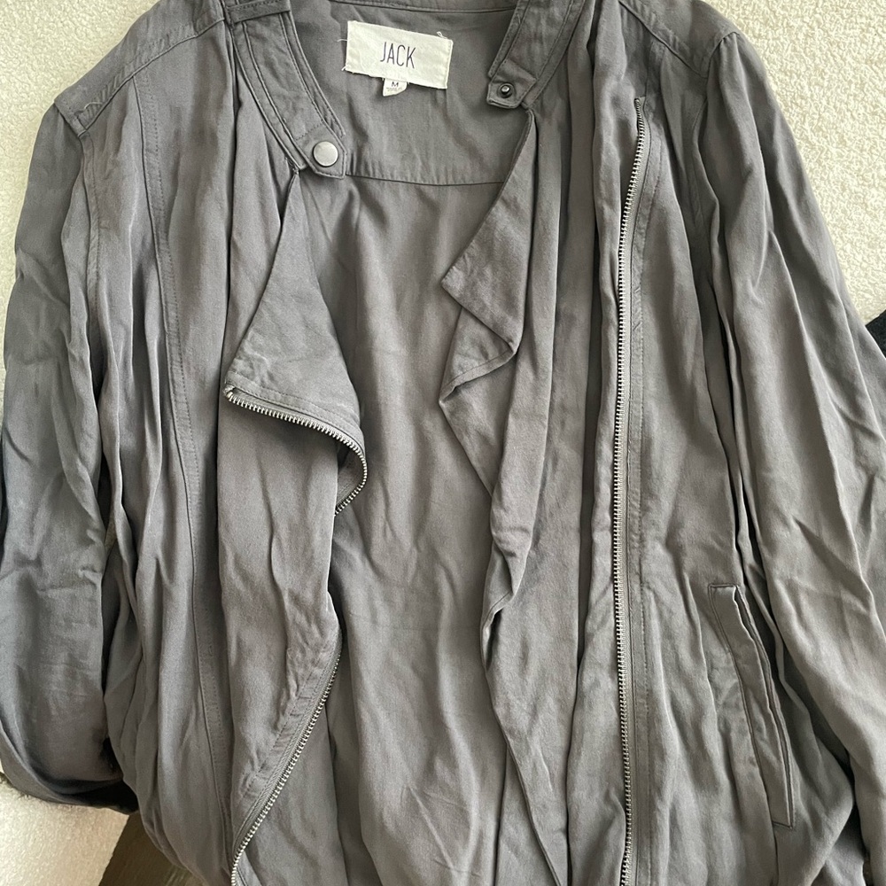 Jack by BB Dakota Women's Utility Jacket in Gray